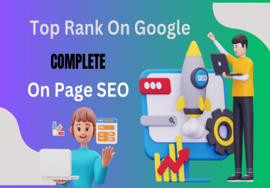 Complete On Page SEO Services for Website