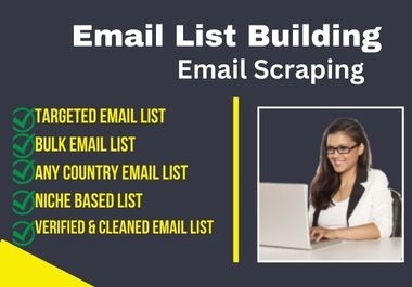 I will provide 5k bulk email,  active & valid email lists for email marketing.