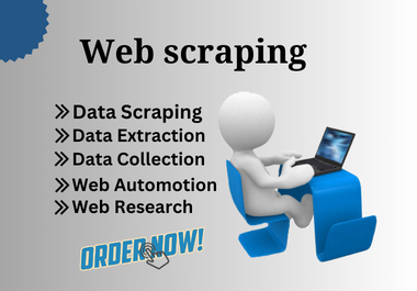 I will perform web scraping,  data scraping,  and data mining in python.