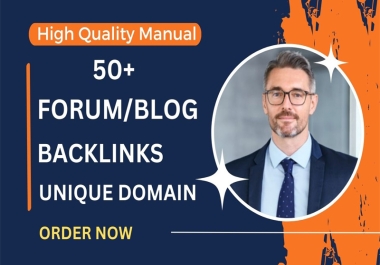I will provide 50 high quality Forum Posting Backlinks for your website.