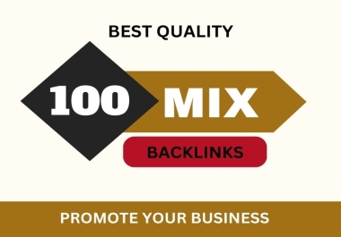 I will Provide 100 Mix Backlinks to high authority Websites
