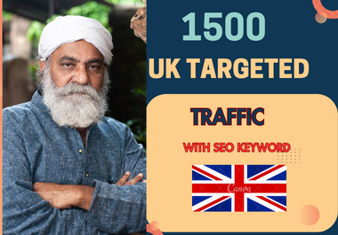 I will provide you 1500 uk country targted traffic