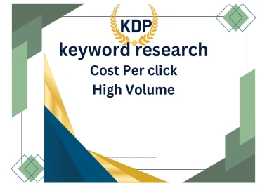 I will do amazon KDP keyword research for your book