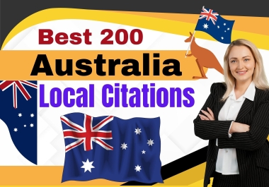 Top 200 Australia Local Citation and directory submission for Australian backlink seo