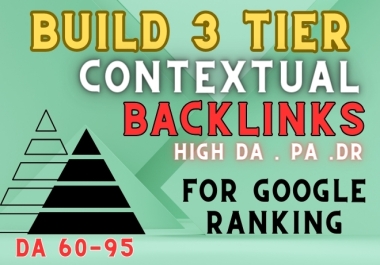 I will do white hat 300 link pyramid dofollow backlinks for top ranking