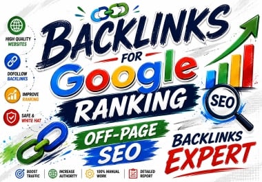 300 Backlinks for Google Ranking,  Off-page SEO Backlinks Expert