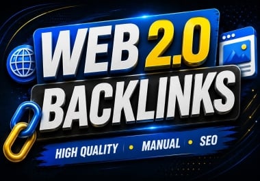 I will create 7000 high quality Web 2.0 backlinks for off page SEO