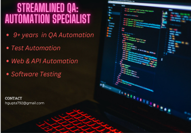 Web and API Test Automation Specialist