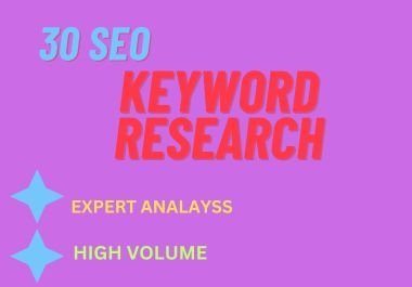 Advanced SEO keyword research for your website