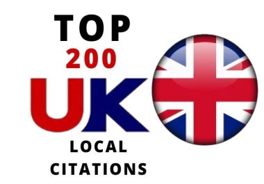 I will create 200 UK local citations list