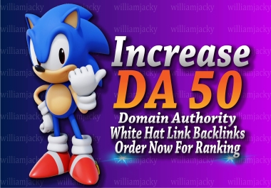 I will increase domain authority moz da 50 plus ranking boost now