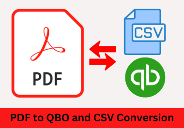 I will convert bank statement PDF to CSV,  Excel,  Google Sheet