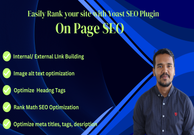 I will do On-Page SEO of your website with Rank Math SEO Plug-in