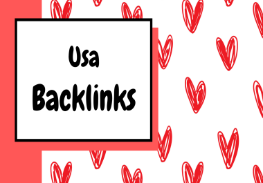 I will do 100 USA SEO backlinks