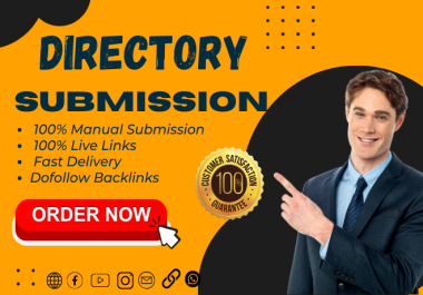I will create 40 directory submission SEO backlinks in high da pa sites