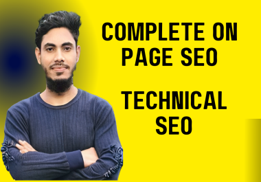 I will do on page and technical seo optimization for wordpress shopify wix