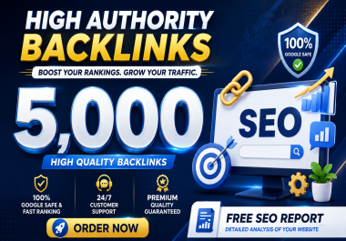 5,000 Dofollow Backlinks High-Quality SEO Link Buildings