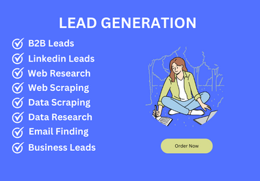 I will provide targeted b2b linkedin leads generation and prospect list building.