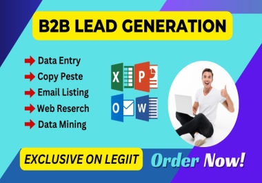 I will do data entry,  web research,  copy paste,  PDF to excel and finding