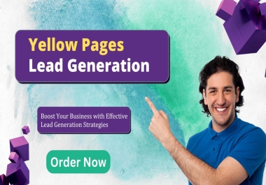 I will be provide Yellow Pages B2B Lead Generation