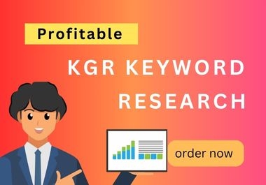 I will do best kgr keyword research to find long tail kws.