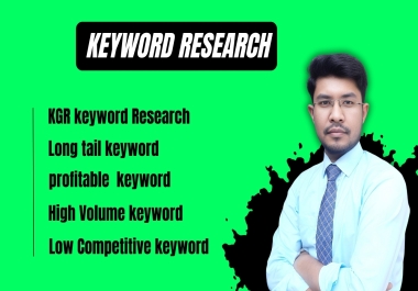 Get Profitable Keyword and competitor analysis with best SEO expert