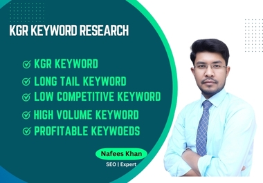 Advance SEO service and KGR Keyword Research