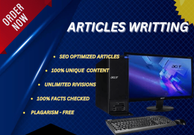 I will Write 8 x 1000 words unique and top quality articles