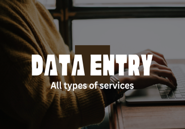 I will do fast accurate data entry for your business