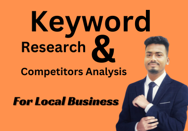 10 keyword research and competitors analysis for local business