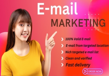 I will collect niche targeted active and bulk e-mail for business