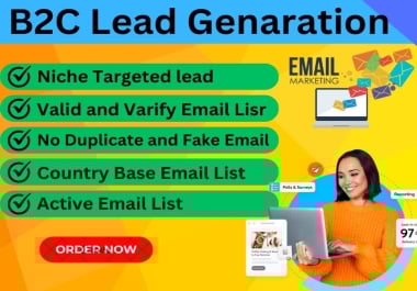 I will be your b2c Marketing Expert to find active bulk email list