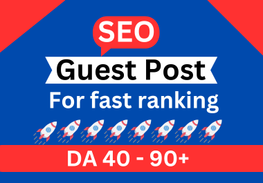 Write and publish quality seo guest post on high da websites with permanent seo backlinks