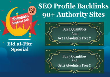 50 SEO Profile Backlink with 90+ Authority Sites Do-Follow High-Quality
