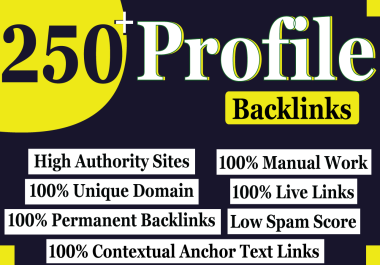 250+ PR9 SEO Profile Backlinks High Authority Sites with Anchor Text Links Buy 3 Get 2 Free