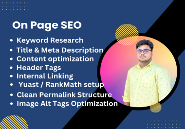 I will do wordpress on page by Rankmath SEO