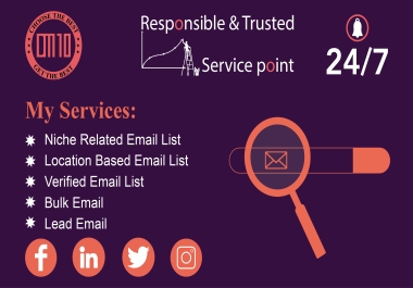 I will send bulk emails, email signature and email marketing services.