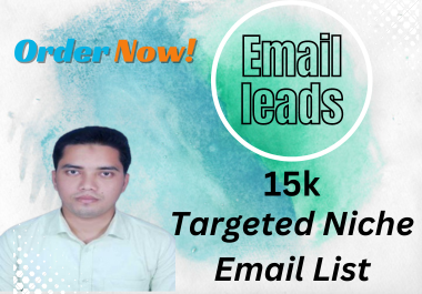 I will collect niche targeted email list building bulk email
