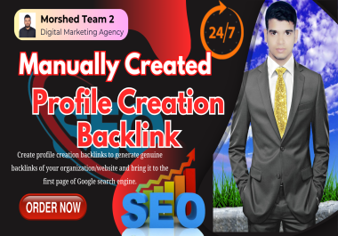 I will provide 100 best quality Profil Creation Back-links for your website.