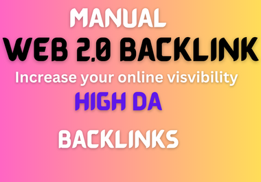 300 professionally create web 2.0 Backlinks with high quality