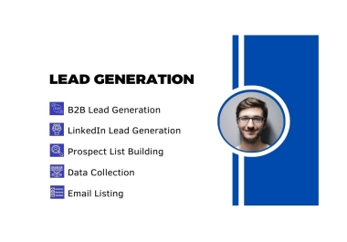 I will do lead generation and email finding for you