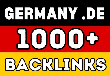 1000+ Germany Based Domains DE Backlinks for Local SEO