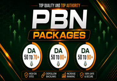 5 Strong Homepage PBN Post DA 50+ for SEO Power & Google Ranking