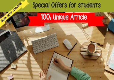 I will deliver 100 Unique Article