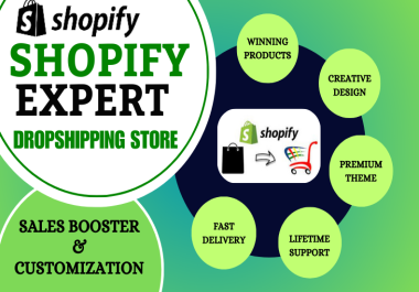 I will build a high converting dropshipping shopify store website