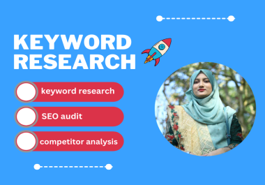 I will do professional keyword research with SEO strategy