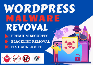 I will fix hacked websites,  wordpress malware removal,  security