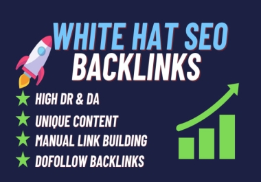 I will do high quality SEO backlinks link building service for google ranking