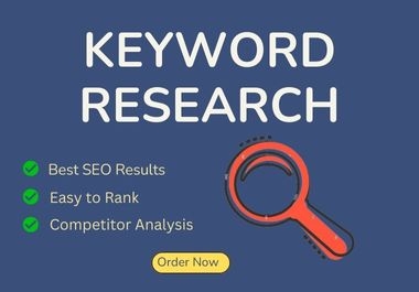 I will do niche targeted keyword research for any website