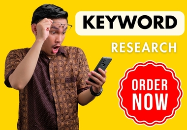 IN Depth SEO Keyword Research & Competitor Analysis